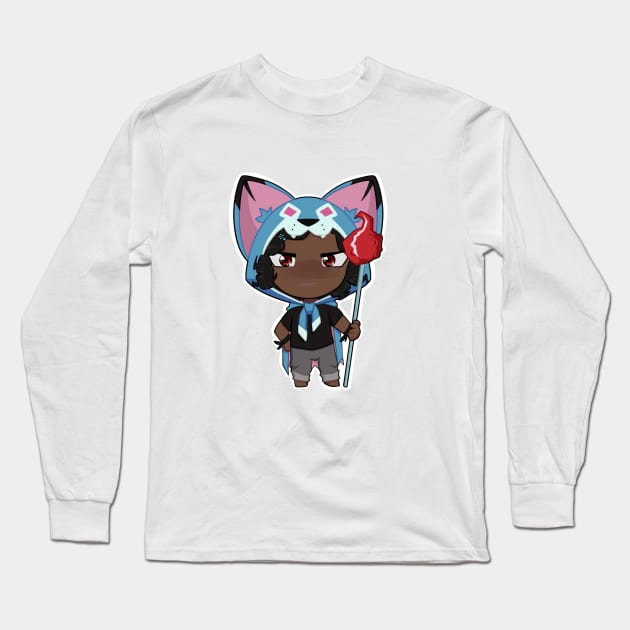 Wolf Long Sleeve T-Shirt by dragonlord19